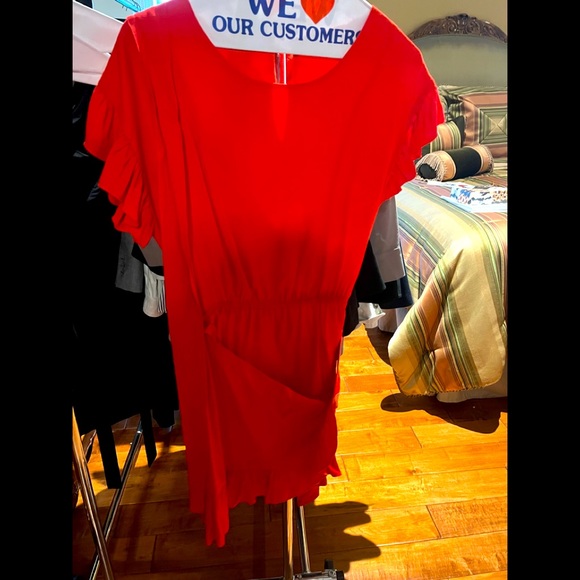 Great wrap dress - linen fabric - Picture 1 of 1